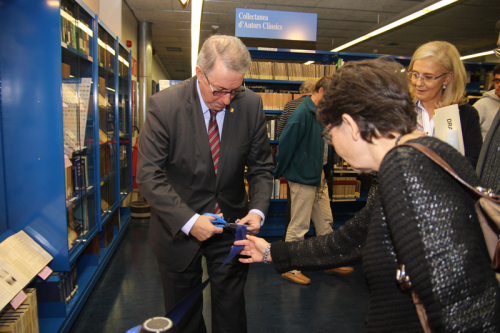 Inauguració pel Rector 